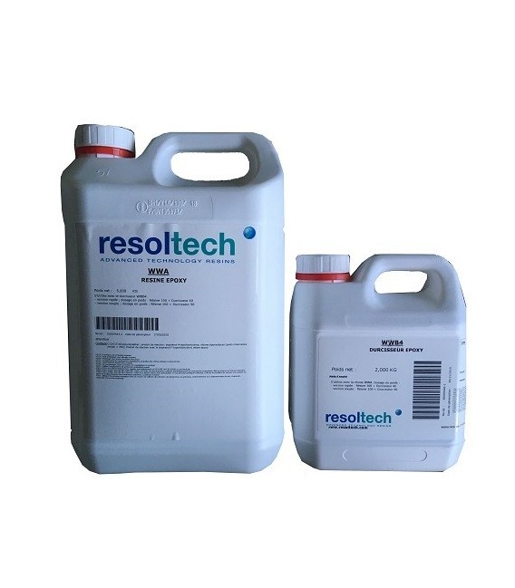 Résine époxy Resoltech cristalline pour moulage et remplissage