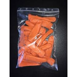 100 gants de doigts en caoutchouc