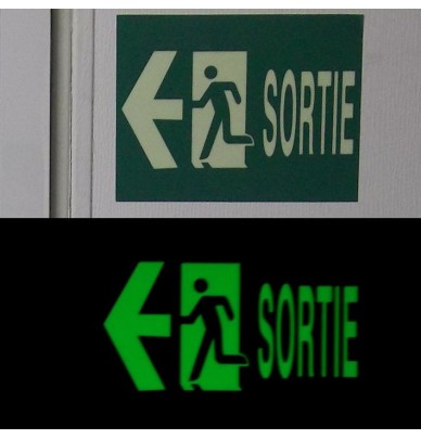 Adhésifs de signalisation photoluminescents