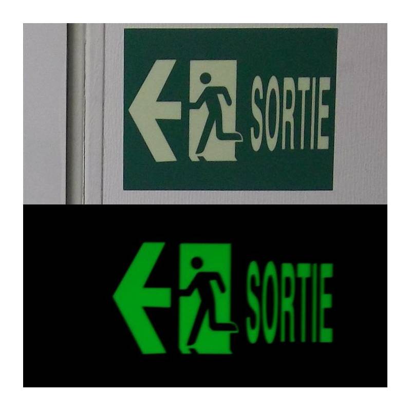 Adhésifs de signalisation photoluminescents