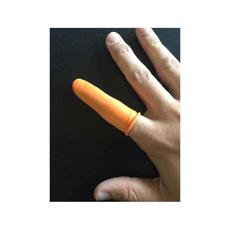 Gants de doigts en caoutchouc - Lot de 100