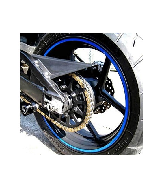 Liserets autocollants pour jantes moto ARCO® - 4 couleurs, grade