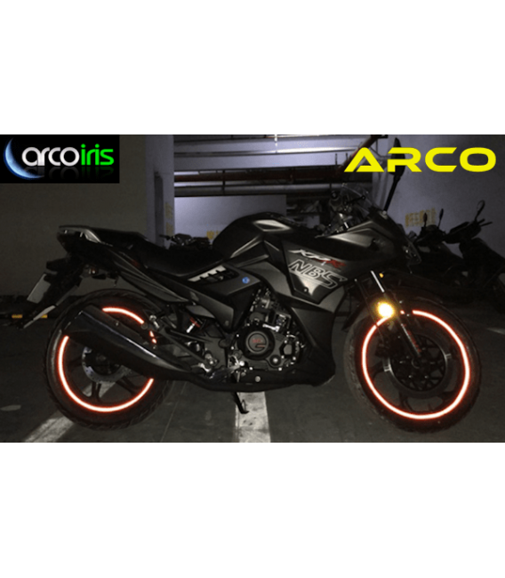 Liserets autocollants pour jantes moto ARCO® - 4 couleurs, grade 3M™ 610