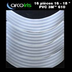 Liserets autocollants pour jantes moto ARCO® - 4 couleurs, grade 3M™ 610