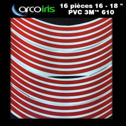 Liserets autocollants pour jantes moto ARCO® - 4 couleurs, grade 3M™ 610