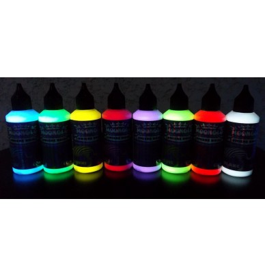 8 Encres fluorescentes invisibles pour la sérigraphie