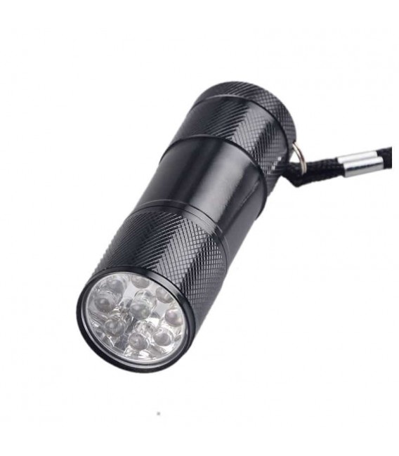 Mini Torche UV 9 Led lumière noire 365nm