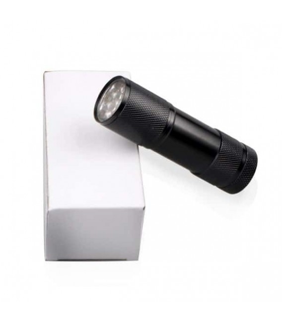 Mini Torche UV 9 Led lumière noire 365nm
