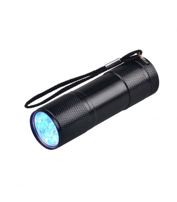 Mini Torche UV 9 Led lumière noire 365nm