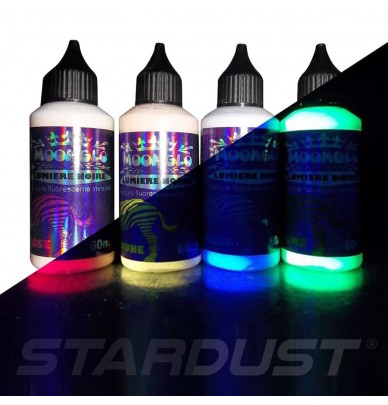 Peinture fluorescente invisible Blacklight 60ml