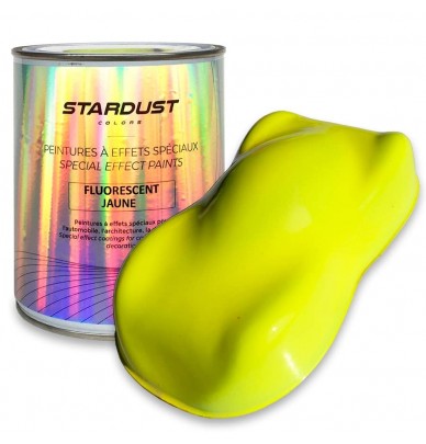 Peinture fluorescente automobile JAUNE 1L