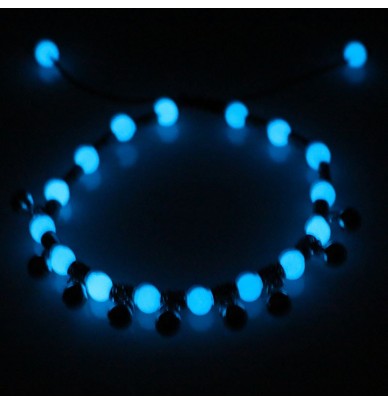 bracelet de cheville lumineux avec clochettes métal