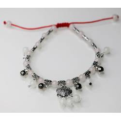 bracelet de cheville avec perles phosphorescentes - chaîne de cheville