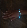 Bracelet phosphorescent avec étoiles