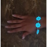 Bracelet lumineux avec fleurs