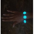 Bracelet lumineux avec fleurs