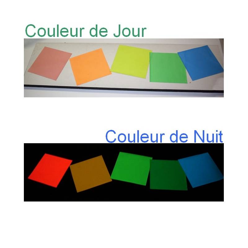 Films adhésifs photoluminescents Coloré de jour 1.25m x 50m