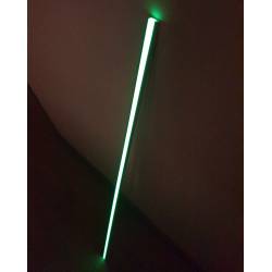 ligne photoluminescente de sol – insert aluminium