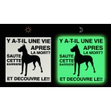 More about Panneau &quot;Attention au Chien&quot; Phosphorescent