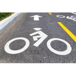 Peinture de signalisation blanche pour route bitumée et pistes cyclables  ST1041