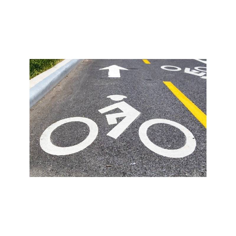 Peinture de signalisation blanche pour route bitumée et pistes — free download
