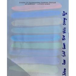 Encre invisible UV fluorescente réagissant sous UV