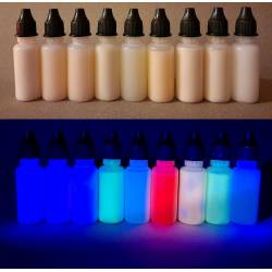 Encre invisible UV fluorescente réagissant sous UV