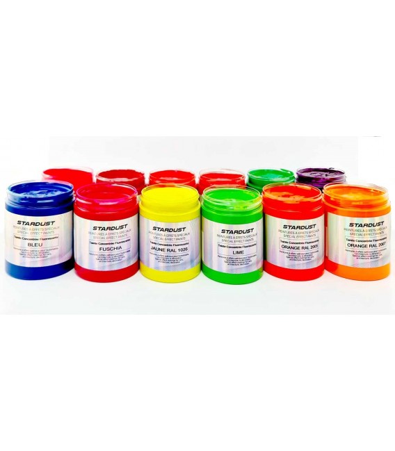 Résine époxy phosphorescente pour table rivière et colorants - ARCO IRIS