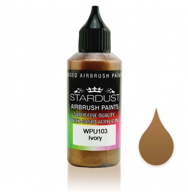 Peintures pour aérographe WPU Stardust Pro – 35 couleurs métallisées