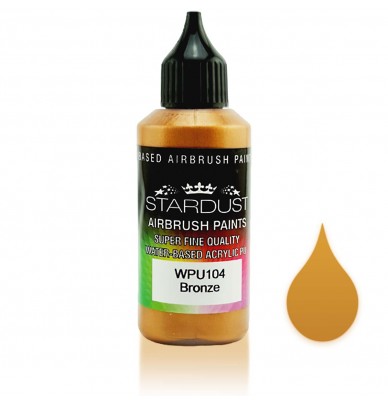 Peintures pour aérographe WPU Stardust Pro – 35 couleurs métallisées