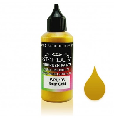 Peintures pour aérographe WPU Stardust Pro – 35 couleurs métallisées