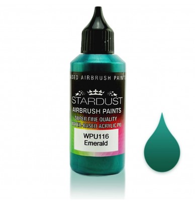 Peintures pour aérographe WPU Stardust Pro – 35 couleurs métallisées