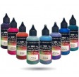 Peintures pour aérographe WPU Stardust Pro – 35 couleurs métallisées