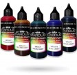 Peintures pour aérographe WPU Stardust Pro – 11 couleurs CANDY