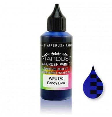 Peintures pour aérographe WPU Stardust Pro – 11 couleurs CANDY