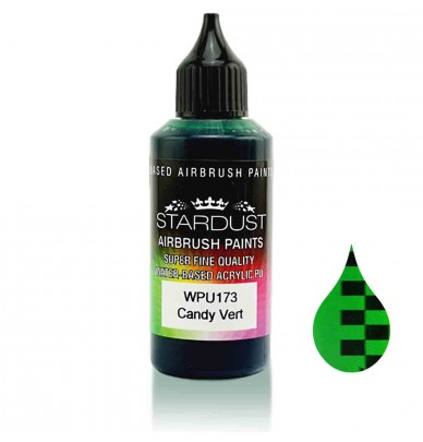 Peintures pour aérographe WPU Stardust Pro – 11 couleurs CANDY