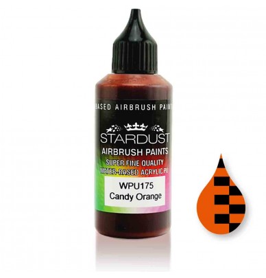 Peintures pour aérographe WPU Stardust Pro – 11 couleurs CANDY