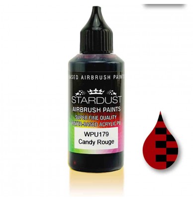 Peintures pour aérographe WPU Stardust Pro – 11 couleurs CANDY