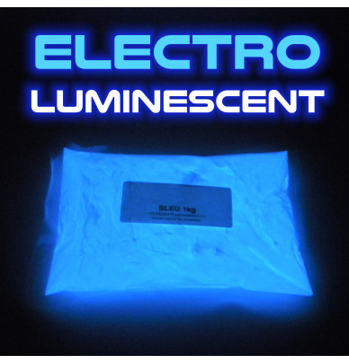 Pigments electroluminescents - 4 couleurs electroluminescentes