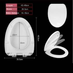 Lunette de toilette phosphorescente