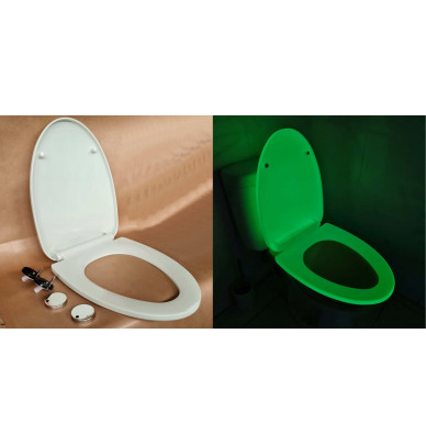 Abattant WC phosphorescent