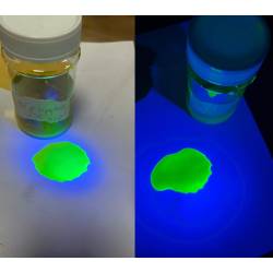 Colorant fluorescent soluble et invisible