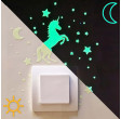 Stickers phosphorescents LUMILOO pour interrupteur de chambre d'enfant