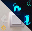 Stickers phosphorescents LUMILOO pour interrupteur de chambre d'enfant