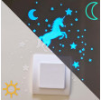 Stickers phosphorescents LUMILOO pour interrupteur de chambre d'enfant