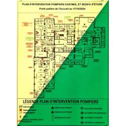 Plan evacuation photoluminescent - impression rapide panneaux A4 A3 A2