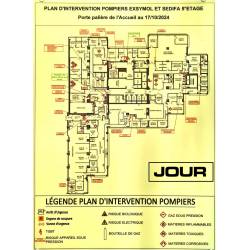 Plan evacuation photoluminescent - impression rapide panneaux A4 A3 A2