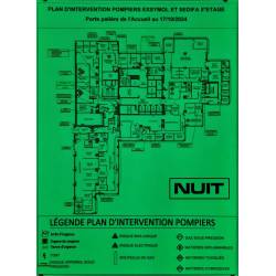 Plan evacuation photoluminescent - impression rapide panneaux A4 A3 A2