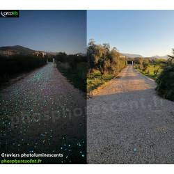 gravier phosphorescent de 1 à 25 Kgs