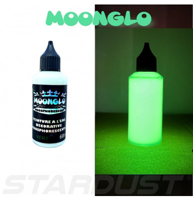 Peinture à l'eau phosphorescente DECO 60ml VERT